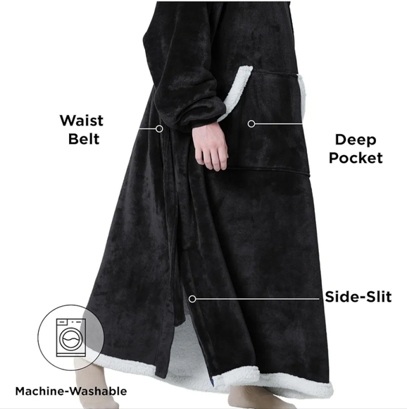 Fleece Blanket Robe - Picture 3 of 3